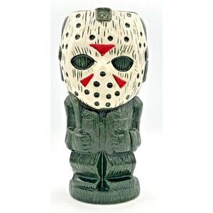 Geeki Tikis Friday The 13th Jason Voorhees Ceramic‎ Tiki Mug Holds 26 Ounces NNB